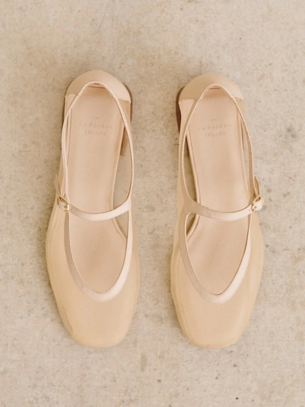 Sezane AUBANE LOW BABIES Size 38 in Cream